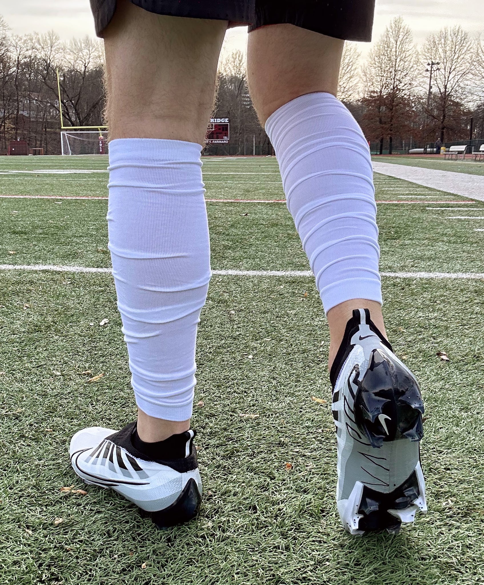 White Football Leg Sleeves